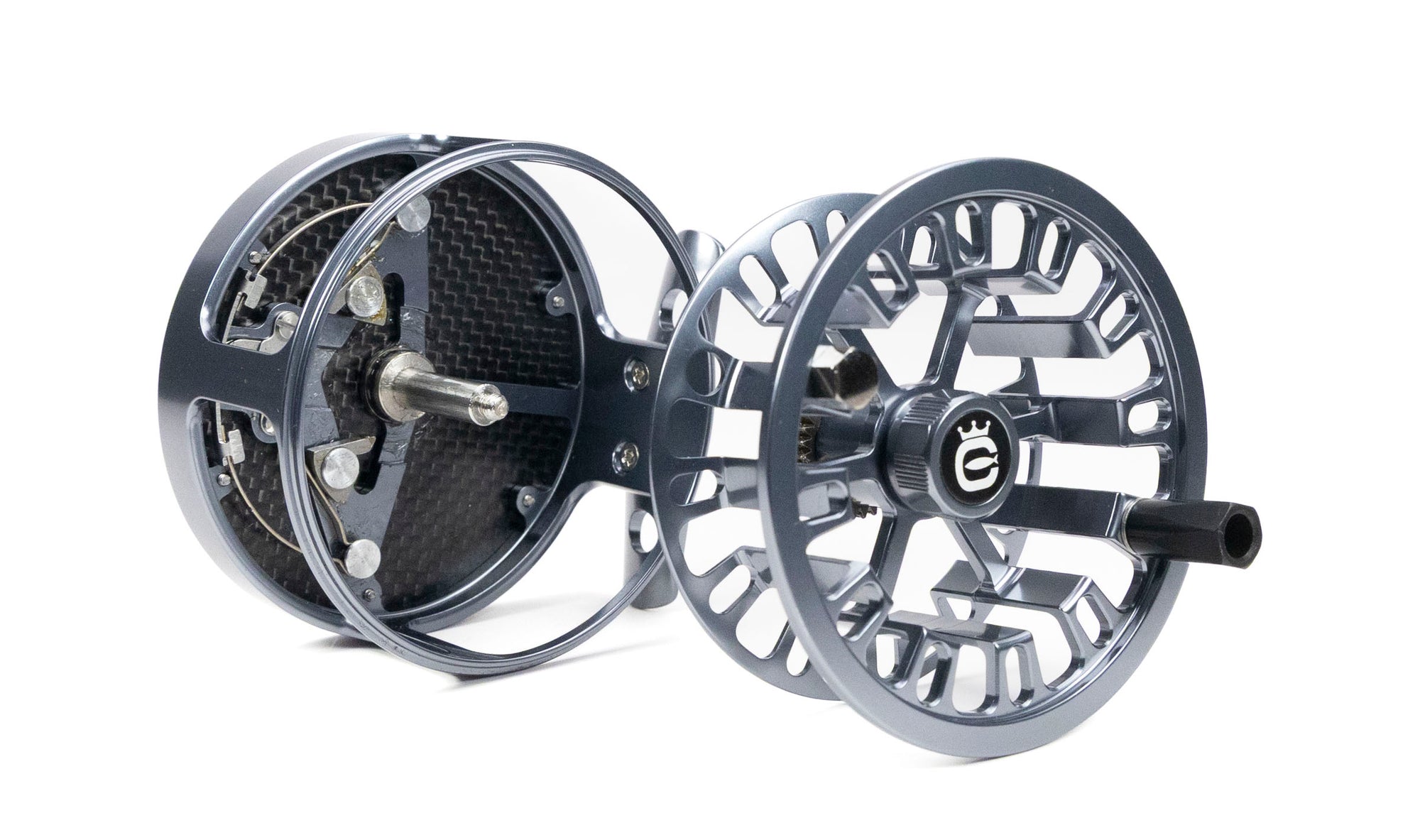 Cortland Retro X Click Reel fly fishing reel on a white background
