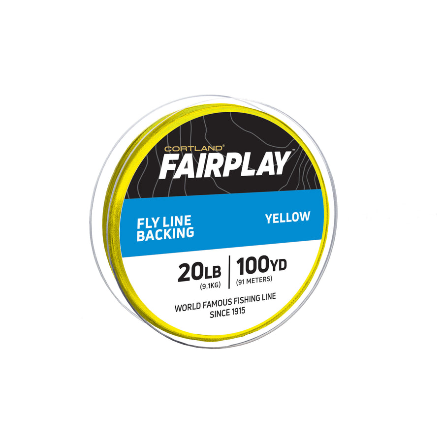 Fairplay Fliegenschnur-Rückseite – Gelb
